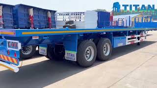 Купить полуприцеп платформу Titan 2 Axle 45FT Flatbed Trailer for Sale in Guam - Изображение 4 | Autoline EE Новый полуприцеп платформа Titan 2 Axle 45FT Flatbed Trailer for Sale in Guam | Изображение 4 - Autoline