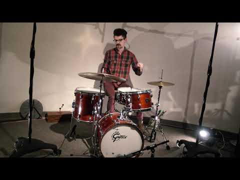 Steve Maxwell Vintage Drums - AMAZING Gretsch 18/12/14/5.5x14" Drum Set - 1980s Square Badge!!!