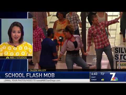 Cajon Valley Footloose Flash Mob 2019 News Mashup