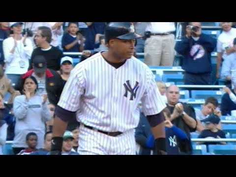 Bernie Williams' final Major League hit