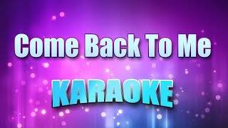 David Cook - Come Back To Me (Karaoke &amp; Lyrics)
