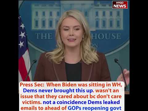Press Sec: not coincidence Dems leaked new Epstein emails; Kash MAJOR update: China BANNED fentanyl
