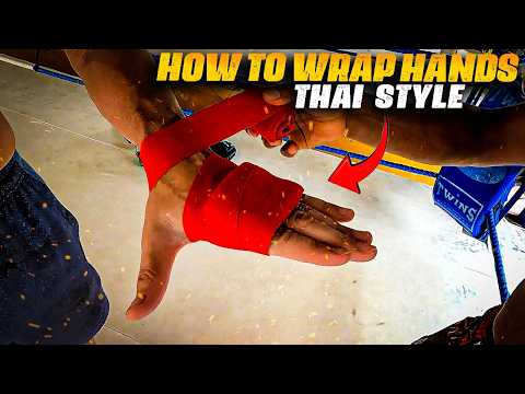 How to Wrap Hands for Muay Thai (Thai Style!)