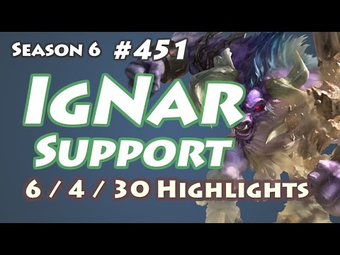IgNar - Alistar Support - LOL Highlights - League of Legend