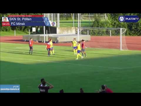 04.08.2016 SKN St. Pölten - FC Minsk - 1:0  (1. Halbzeit / 04:26) am 04.08.2016 19:23