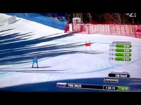 Tina Maze je svetovna prvakinja v smuku!