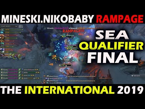 NIKOBABY RAMPAGE MINESKI VS ADROIT TI9 SEA QUALIFIER DOTA2
