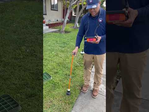 Finding a hard to find water leak using our Sewerin VARIOTEC 460 tracer gas system.