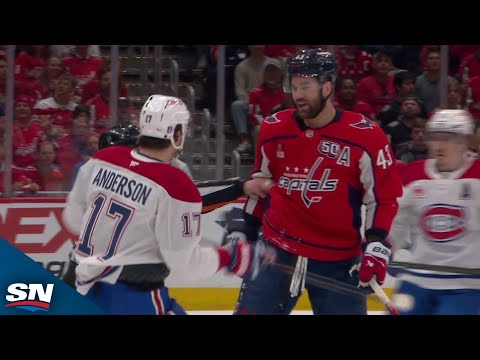 Canadiens' Josh Anderson And Capitals' Tom Wilson Get Into Dust Up After Big Hit