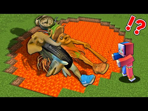 超怖いイタリアンブレインロットが襲撃してくる森で100日サバイバルをした結果⁉️😱【マイクラ Minecraft】ぽっぴんず