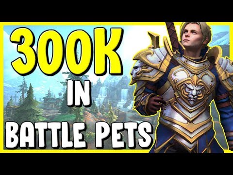 How To Get 300k In Battle Pets In WoW BFA 8.2 - Gold Farming, Gold Making