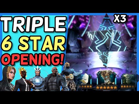 Triple 6 Star Opening! Actually Got Some Great Champs For Once! | Marvel Contest of Champions