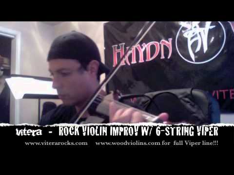 VITERA Rock Violin Improv featuring 6-string Viper by Wood Violins