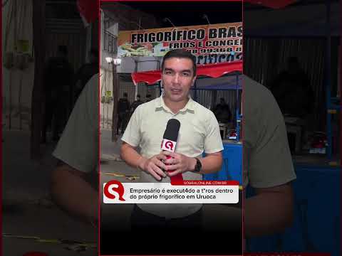 Empresário é vítima de homic1dio dentro do próprio frigorífico em Uruoca #ceará. Imagens e detalhes: