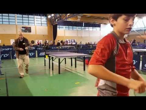 Anatole CLEMENT (ASUL Lyon 8 TT - 1413) vs Pierre TIBI (ETOILE DE MONTAUD ST ETIENNE - 1847)