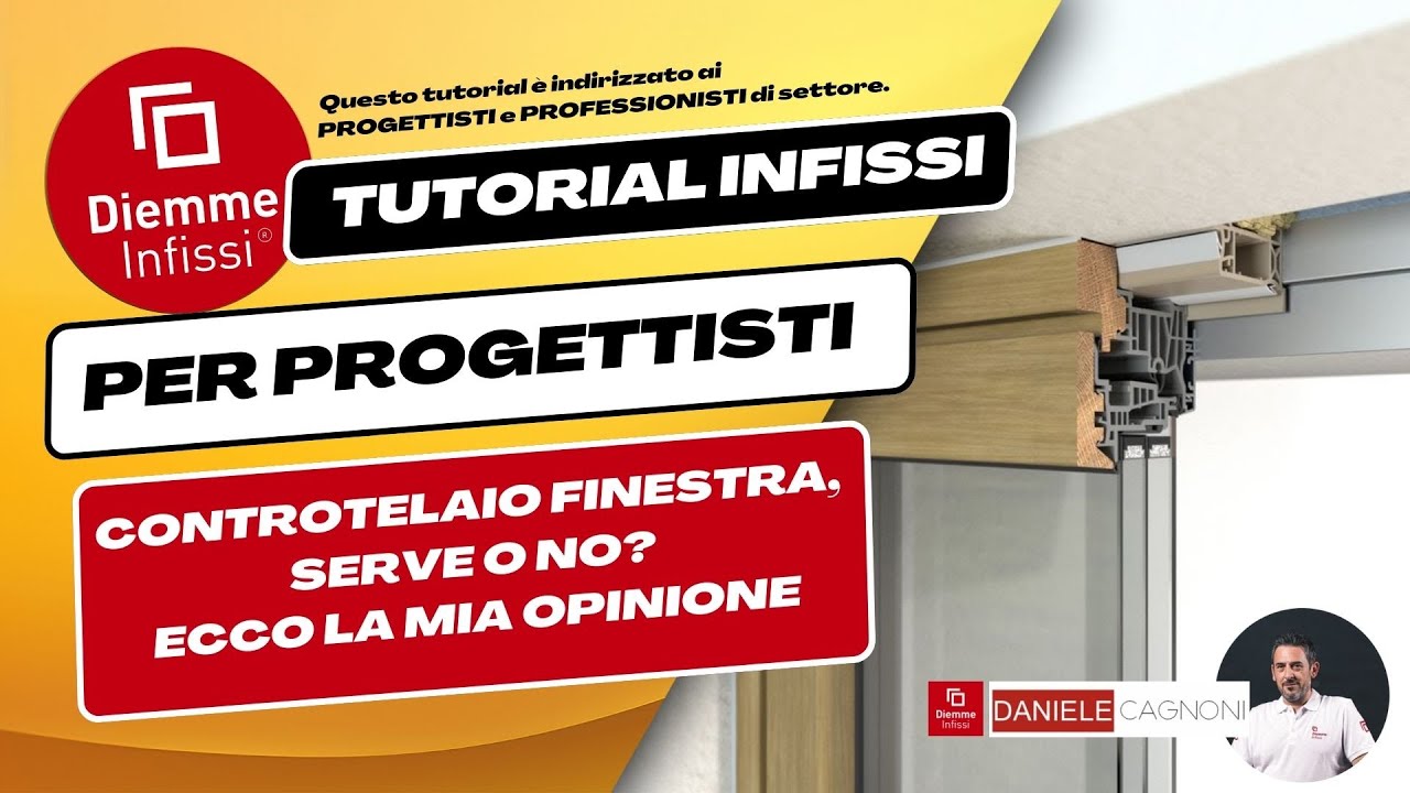 Controtelaio finestra, serve o no Ecco la mia opinione.