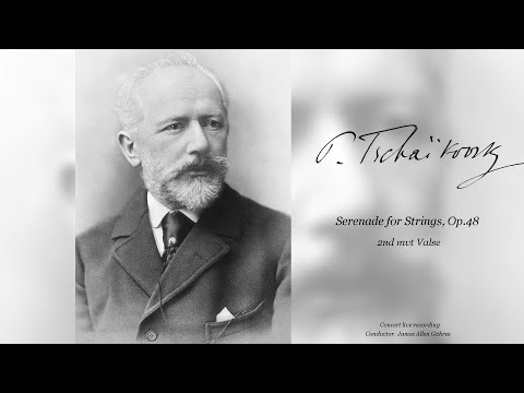 Tchaikovsky - Serenade for Strings, Op. 48, II. Valse - James Allen Gähres, cond., Ulm Philharmonic