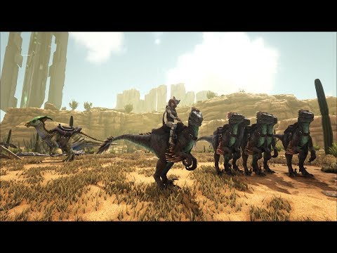 RAPTOR PACK! BREEDING TLC RAPTORS! Solo ARK: Survival Evolved! Scorched Earth Episode 4