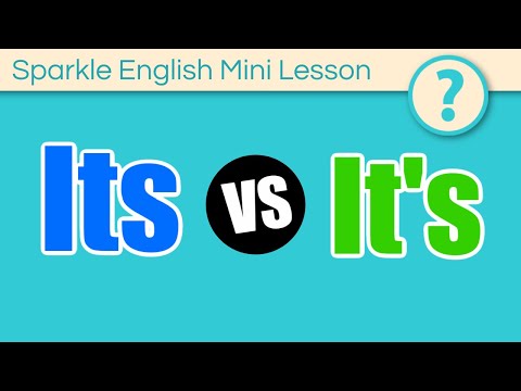 Its VS It's: What is the difference between its and it's? | ESL Homonyms & Homophones Lesson