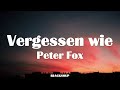 Peter Fox - Vergessen wie Lyrics