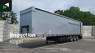 K&ouml;gel S24-1 Palletkist Lift Axle semirremolque con lona corredera | Imagen 4 - Autoline