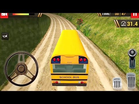 Offroad Kids School Bus Driving Game || School Bus Games || Kids School Bus 3D Gameplay