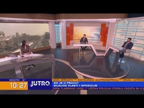 JUTRO - Aleksandar Šapić i Miloš Jovanović o dijalogu vlasti i opozicije | PRVA