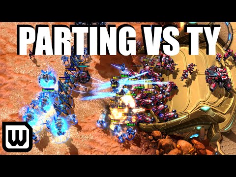 Starcraft 2: UNLIMITED ZEALOTS?! (Parting vs TY)