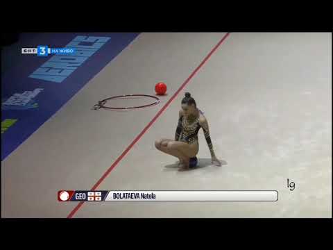 Natela Bolataeva Ball AA European RG Championships Baku 2019