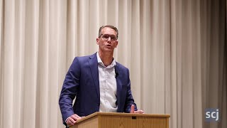Feenstra and Virgil deliver opening remarks at forum