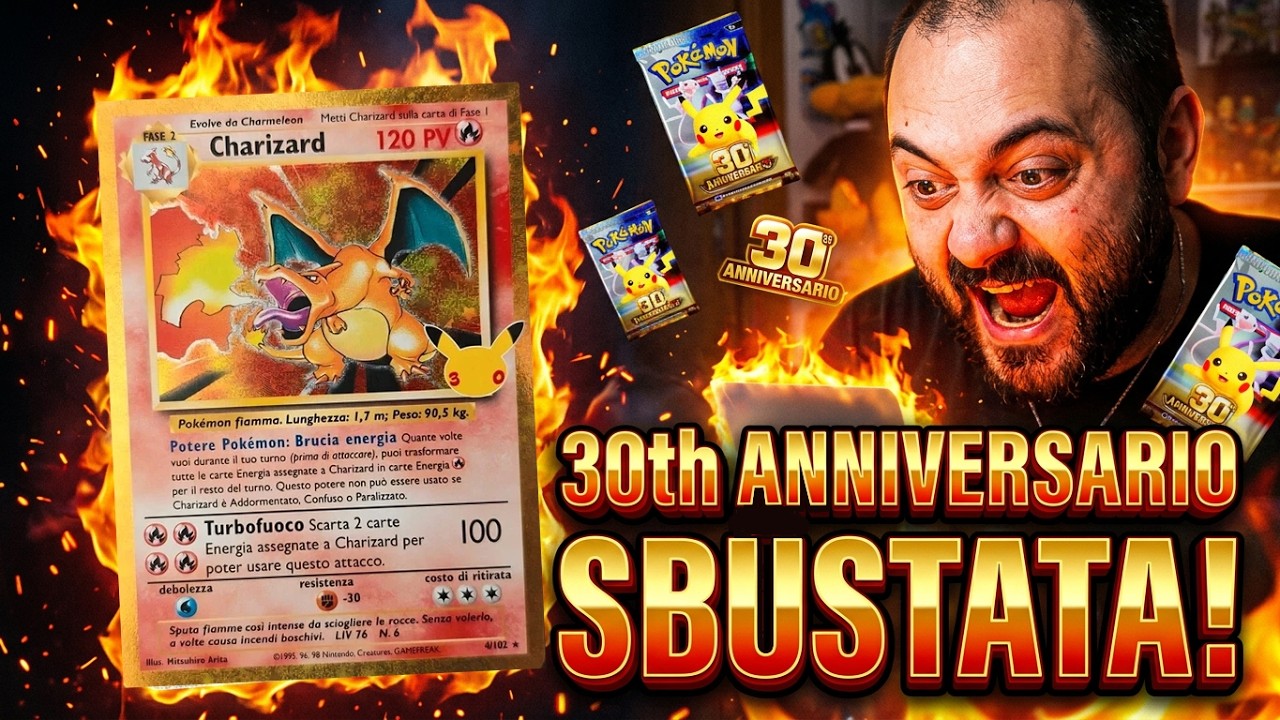 Sbusto Pokemon 30th Anniversario - In cerca di Charizard