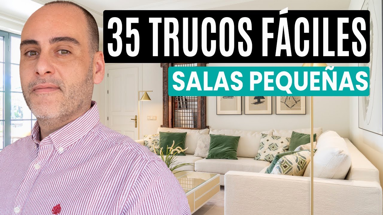 ✅35 TRUCOS PARA DECORAR SALAS PEQUEÑAS |🔥FÁCILES Y PODEROSOS