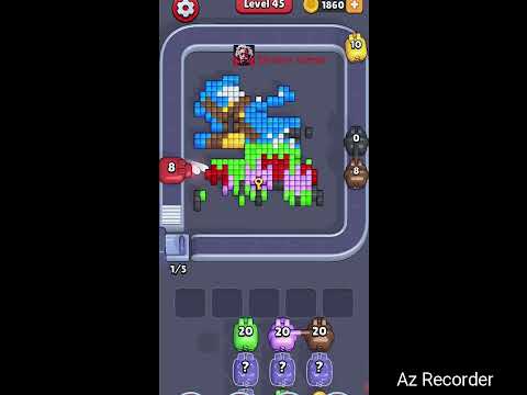 Pixel Flow Level 45 Walkthrough