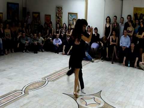  Adrian Veredice  and  Alejandra Hobert  are  dancing  in  2009