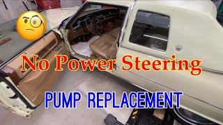 Power Steering pump replacement