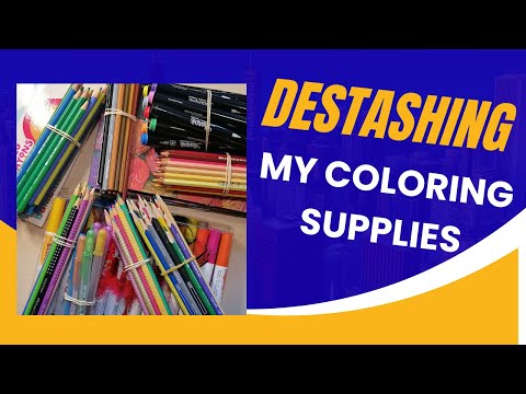 Why I´m Letting Go of These Coloring Supplies (DESTASH & Honest Chat)