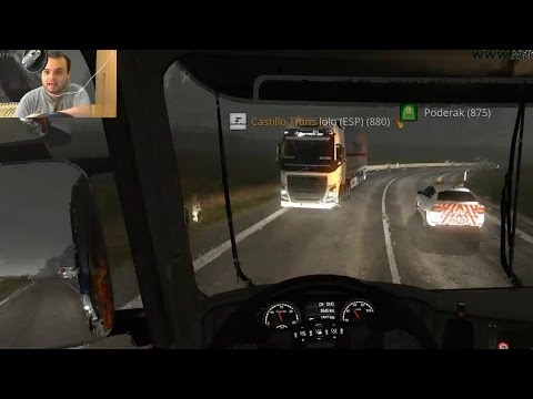 ETS 2 ONLINE - PERDO IL CONTROLLO DEL CAMION!! w/Poderak - GAMEPLAY ITA NYKK3