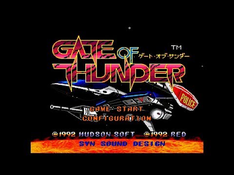 (PC Engine CD) Gate of Thunder - No Death Clear, 1CC 1080p60