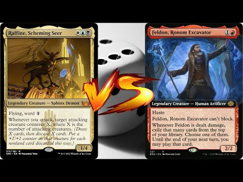 Raffine VS Feldon - MTG EDH Duel Commander Cartes Magic
