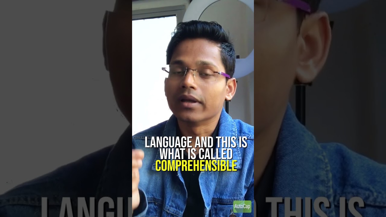 Secret of fluency:  Comprehensible input by Stephen Krashen