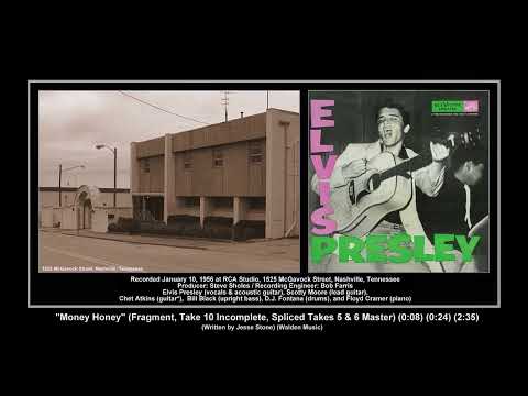 Thumbnail for *(1956) RCA ''Money Honey'' (Fragmen, Take 10 Incomplete, Spliced Takes 5 & 6 Master) Elvis Presley by Willie Ferbee