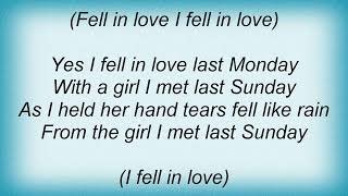 Fats Domino - Fell In Love On Monday Lyrics