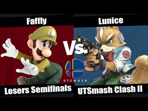 UTSmash Clash II - Faffly (Luigi) VS Lunice (Fox) Losers Semifinals