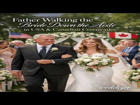 One of the most touching moments in a wedding is when a father walks his daughter down the aisle.