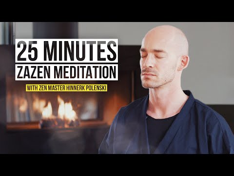 25 Minute Zazen Meditation | Path to the inner center with Zen-Master Hinnerk Polenski