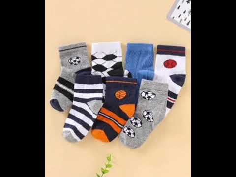 Girl printed childern fashion socks, age group: 2-4 years