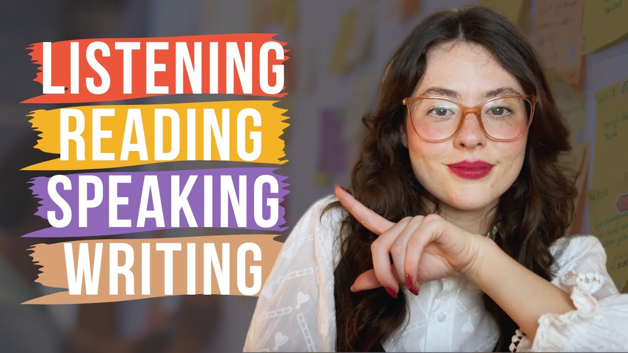 Como praticar speaking, listening, reading & writing - Passo a passo Inglês iniciante