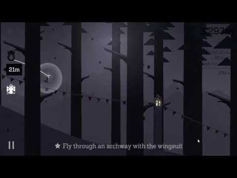 Alto's Adventure - Fly through an archway with the wingsuit