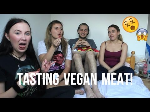 TASTING VEGAN MEAT! HUMANS VS VEGANS