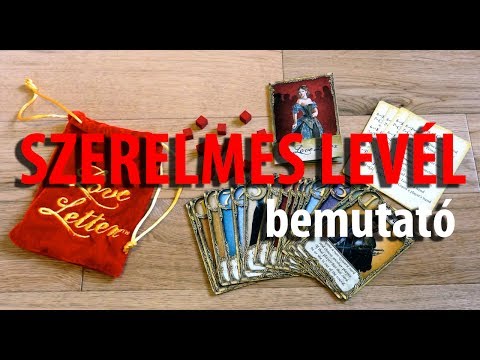 Szerelmes levél - társasjáték bemutató - Jatszma.ro